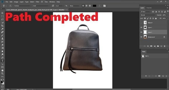 Product Photo Retouching Path Completed Image